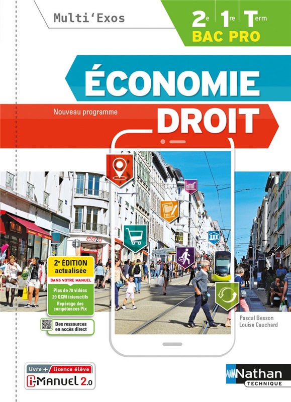 Economie-Droit - 2de/1re/Tle Bac Pro - Coll. Multi'Exos - Ed. 2021