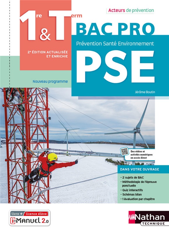 Prévention Santé Environnement - 1re/Tle Bac Pro - Coll. Acteurs de prévention - Ed. 2021 Couverture