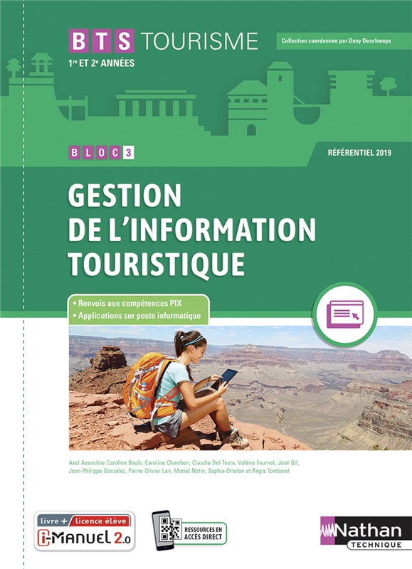 Bloc 3 - Gestion de l'information touristique - BTS Tourisme 1re et 2e années - Coll. BTS Tourisme - Ed. 2021