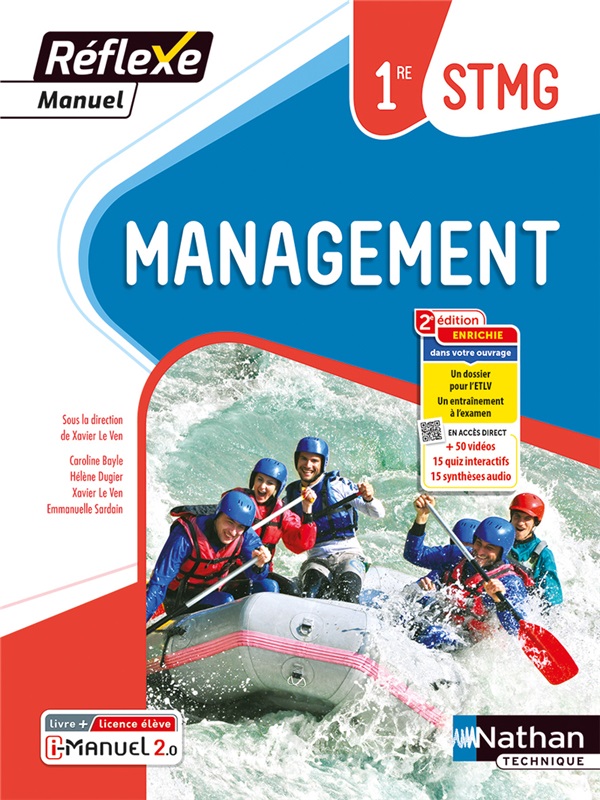 Management - 1re STMG - Coll. Réflexe - Ed. 2023 Couverture