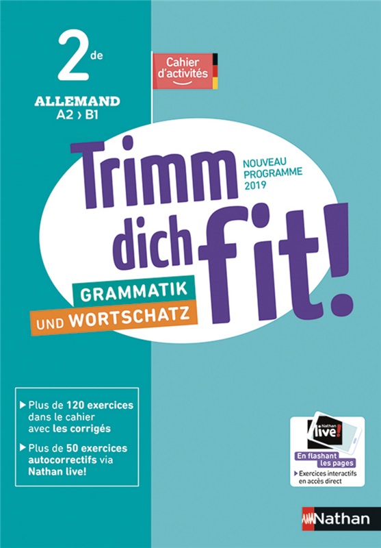 Trimm dich fit! Cahier de langue 2de - 2019 Couverture