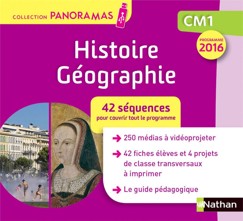 Clé USB - Histoire-Géographie CM1 Couverture
