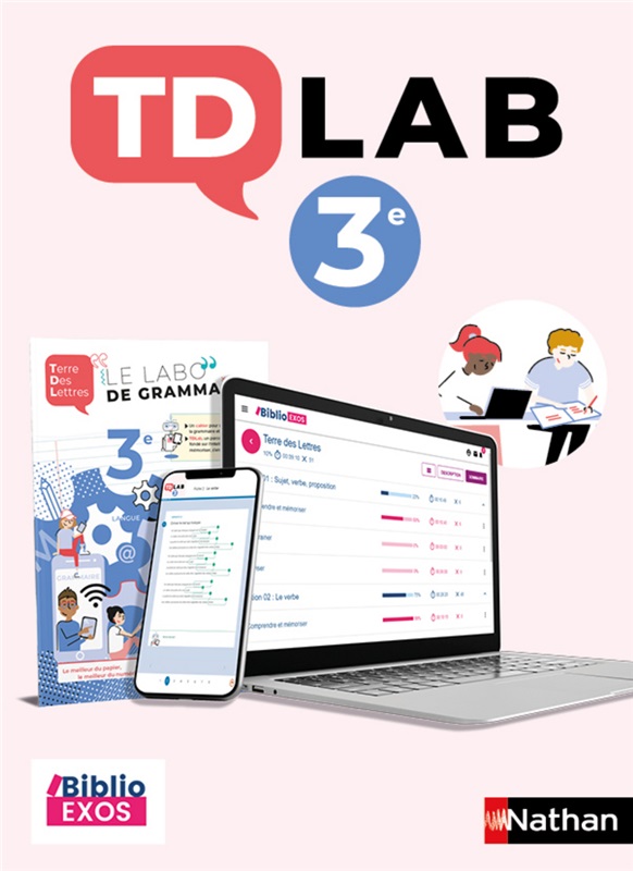 TDLab, la plateforme d'exercices du Labo de grammaire 3e Terre des Lettres - 2021