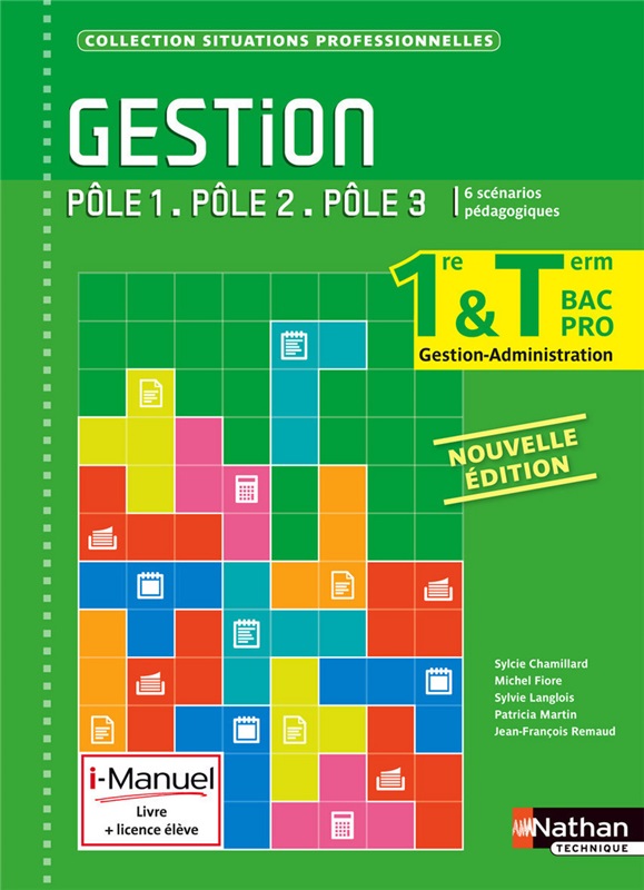 Bac Pro GA Gestion Coll. Situations professionnelles Couverture