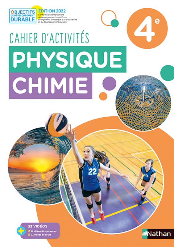 Cahier de Physique-Chimie 4e - Edition 2022