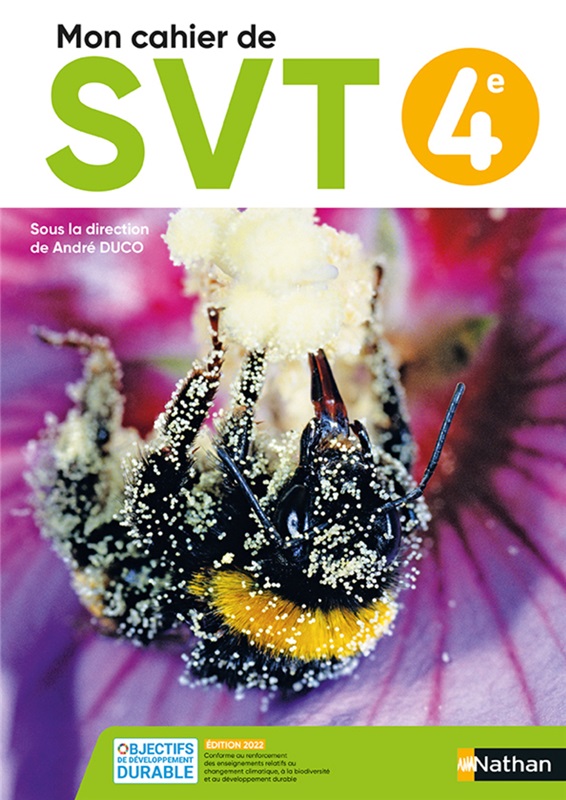 Cahier de SVT 4e - Edition 2022 - Licence élève