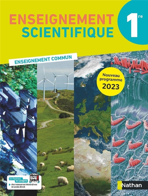 Enseignement Scientifique 1re (2023) Couverture