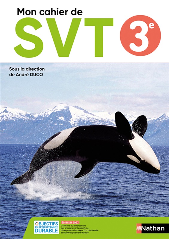 Cahier de SVT 3e (2023)