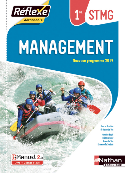 Management - 1re STMG - Coll. Réflexe - Ed.2019 Couverture