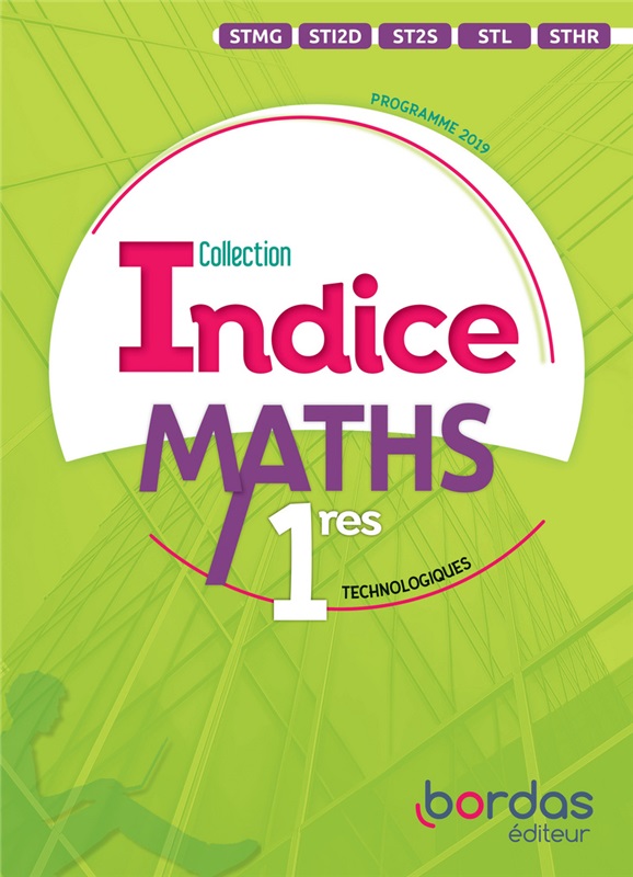 Indice - Mathématiques 1res technologiques