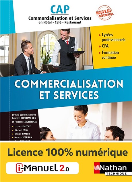 Commercialisation et services - CAP Commercialisation et Services en HCR - Ed. 2020 Couverture