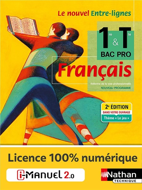 Français - 1re/Tle Bac Pro - Coll. Entre-lignes - Ed. 2021 Couverture