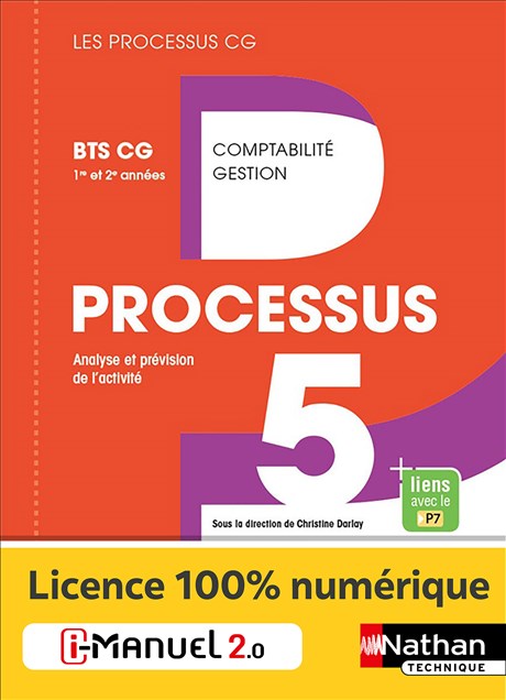 Processus 5 - Analyse et prévision de l'activité - BTS CG 1re et 2e années - Coll. Les Processus CG - Ed. 2017 Couverture