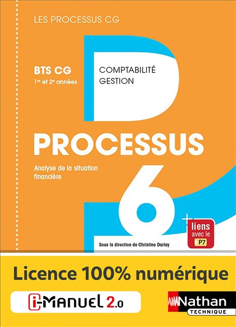 Processus 6 - Analyse de la situation financière - BTS CG 1re et 2e années - Coll. Les processus CG - Ed. 2017 Couverture
