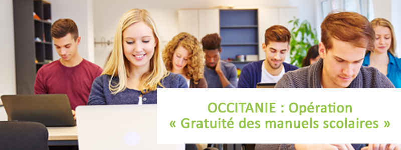 OCCITANIE : Opération "Gratuité des manuels scolaires"